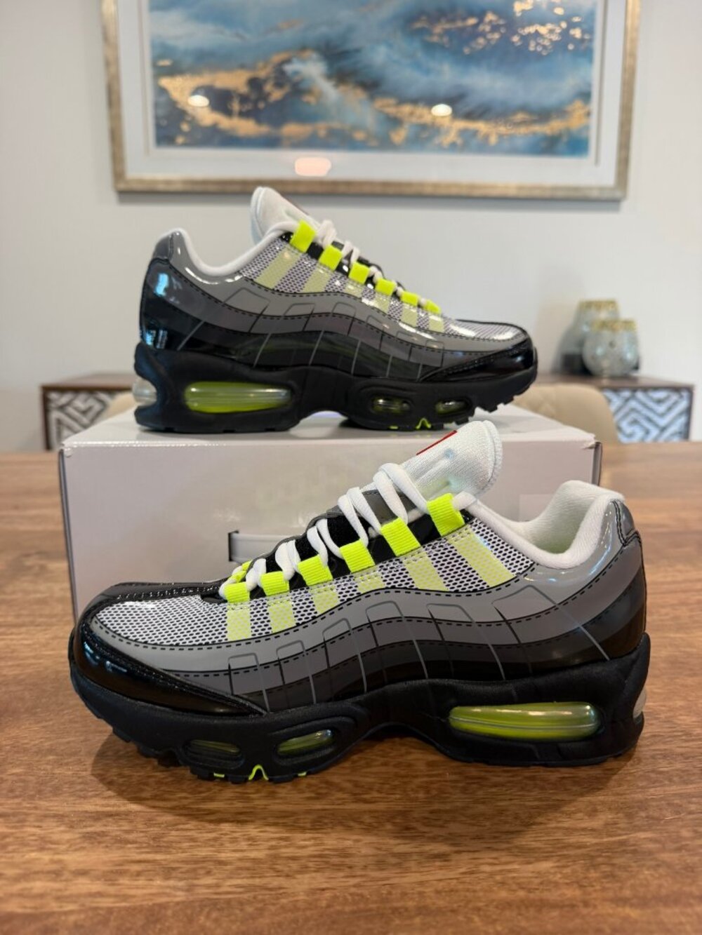Nike Air Max 95 x LEGO Collection GS in Neon Size 6Y/7.5W BNIB